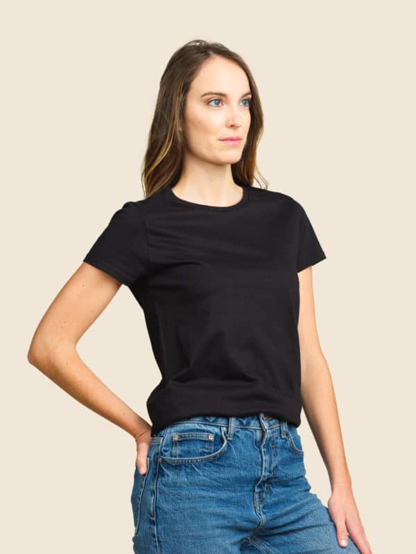 t-shirt bio épais femme personnalisable - Icone Design