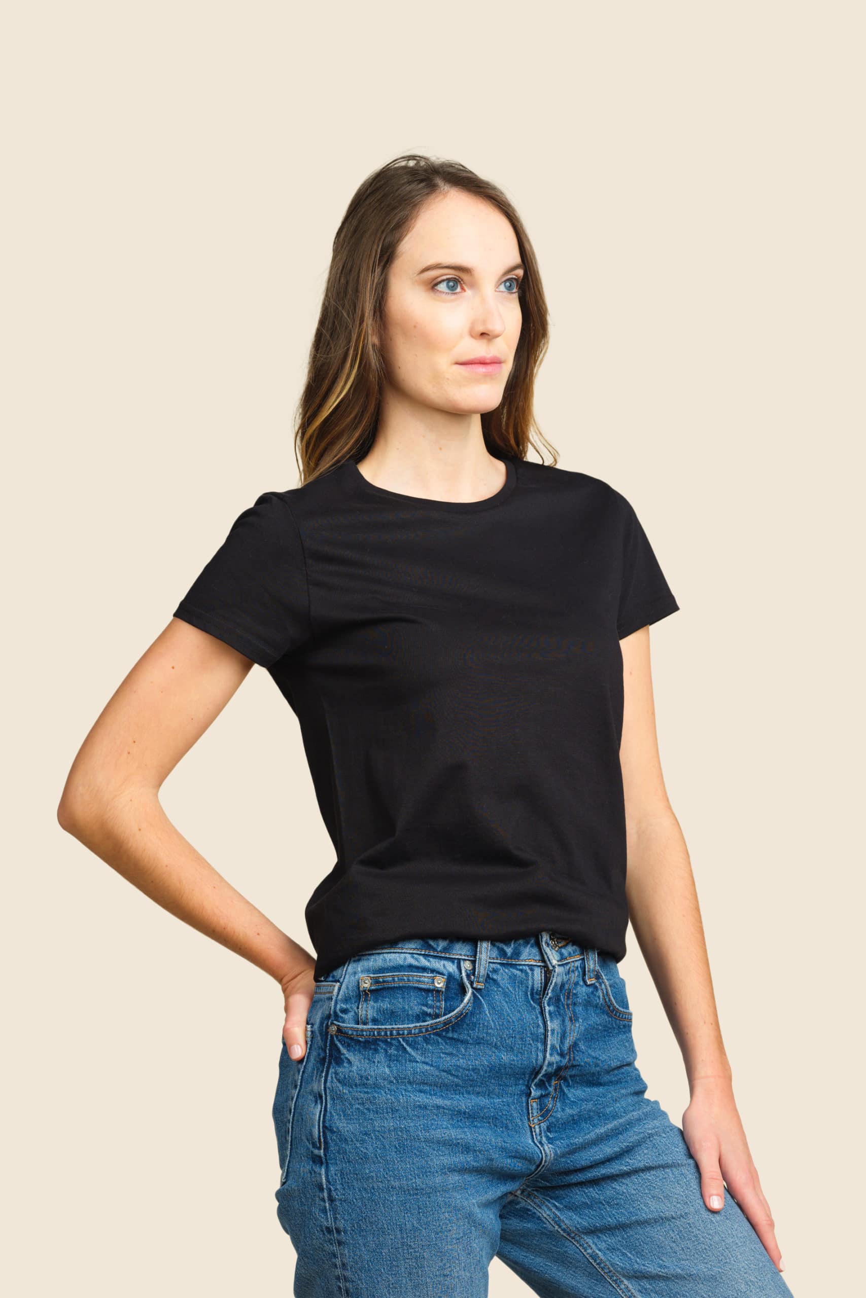t-shirt bio épais femme personnalisable - Icone Design