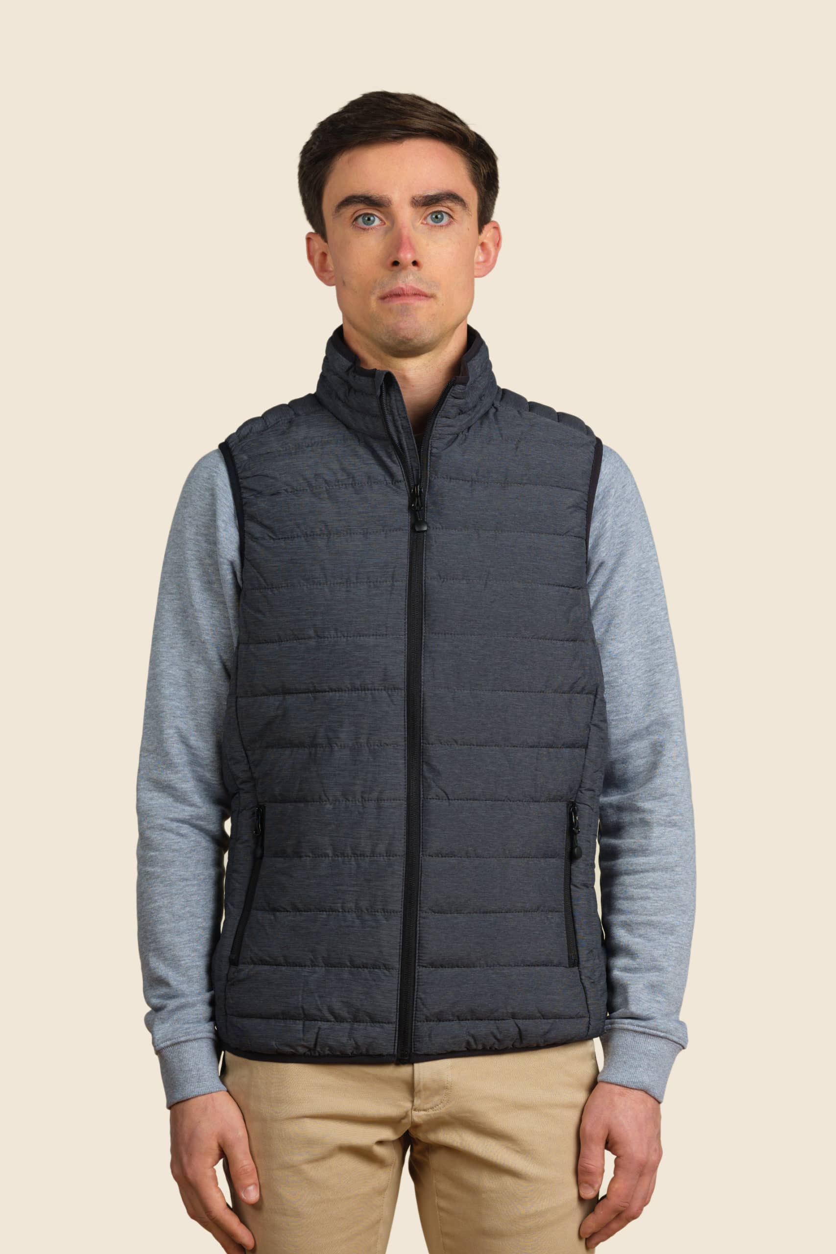 Doudoune Sans Manches Homme Kaporal Aku - 100% Polyester Recyclé - Coupe Regular, Couleur Camouflage - Veste Chaude Décontractée