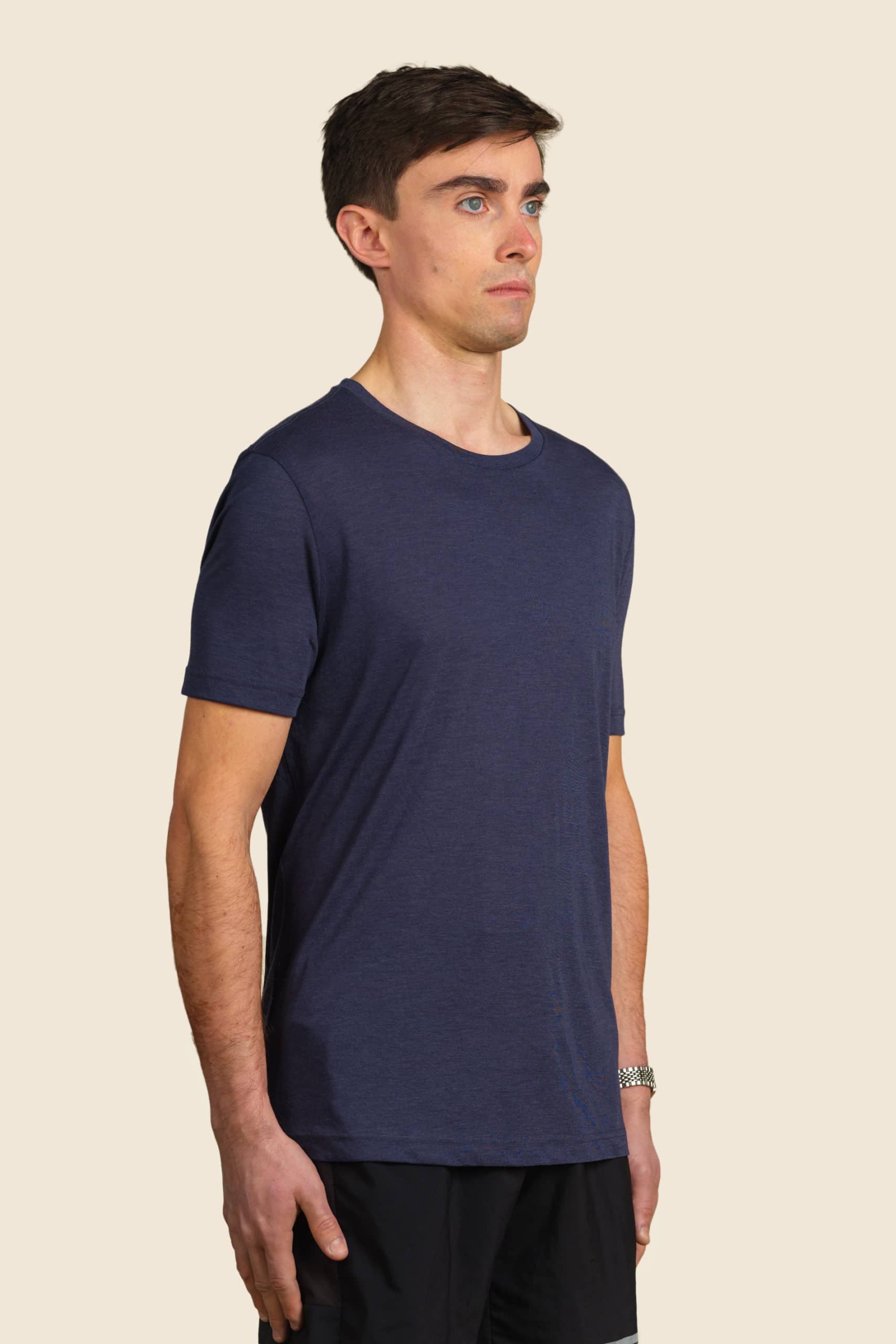 t-shirt sport bleu homme personnalisable - Icone Design